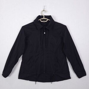 Lululemon Transition Jacket Size 6 Black Swing Top Swift Pleated Gym Casual